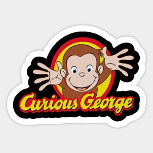 Curious George new 6 Sticker